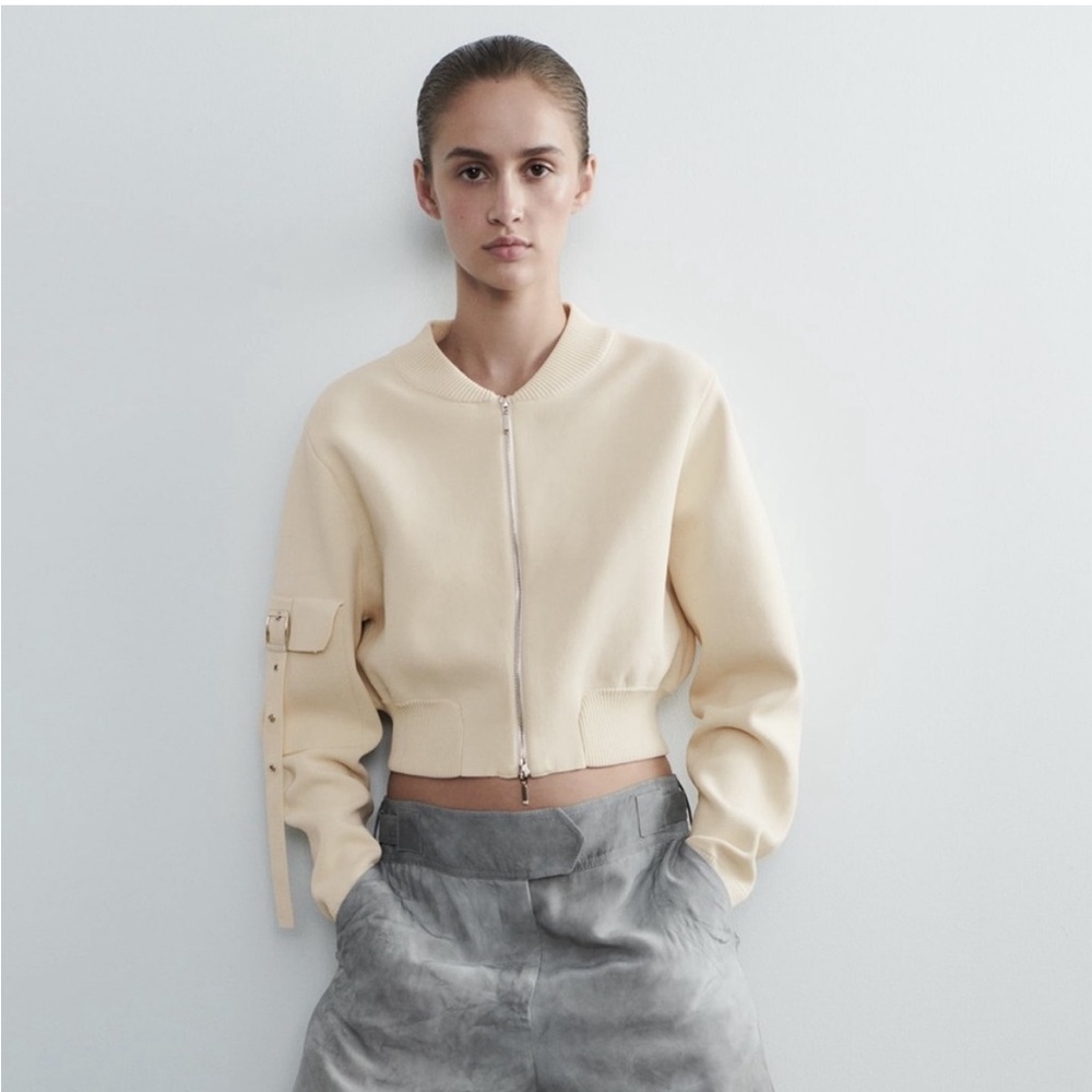 Zara Bomber Top